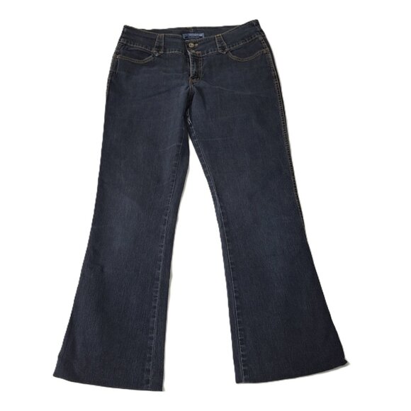 Bluenotes Hiphugger Flare Low Rise Womens Jeans Size 33x32 (Size 10) Vintage - Picture 4 of 16